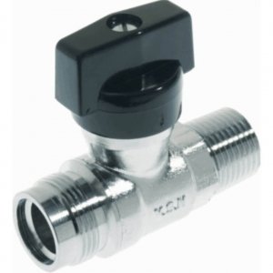 VSH - Gaskomfoorkraan RECHT m24 x 1/2 buitendraad