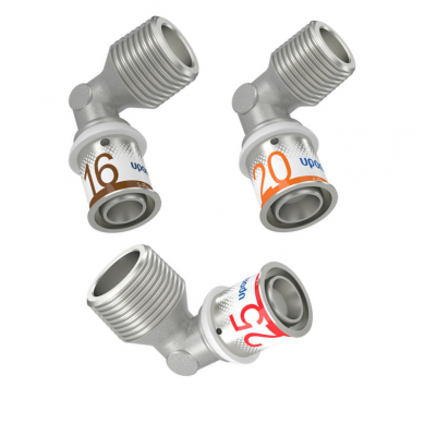 Uponor S-press - Knie puntstuk alle maten 
