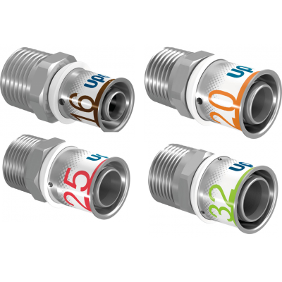 Uponor S-press - Rechte puntstuk koppeling alle maten