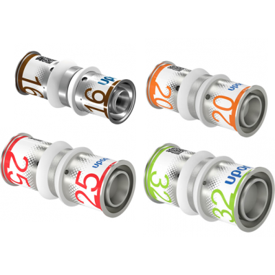 Uponor S-press - Rechte koppeling alle maten