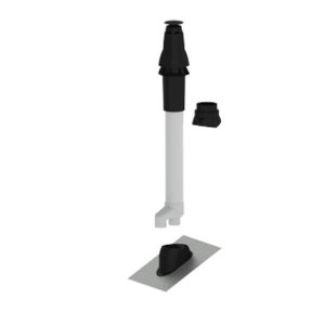 Burgerhout - Skyline dakdoorvoerset aluminium alles-in-1 incl. loodslab en glijschaal