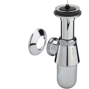 Viega - Plugbekersifon chroom met rozet 5/4 x 32