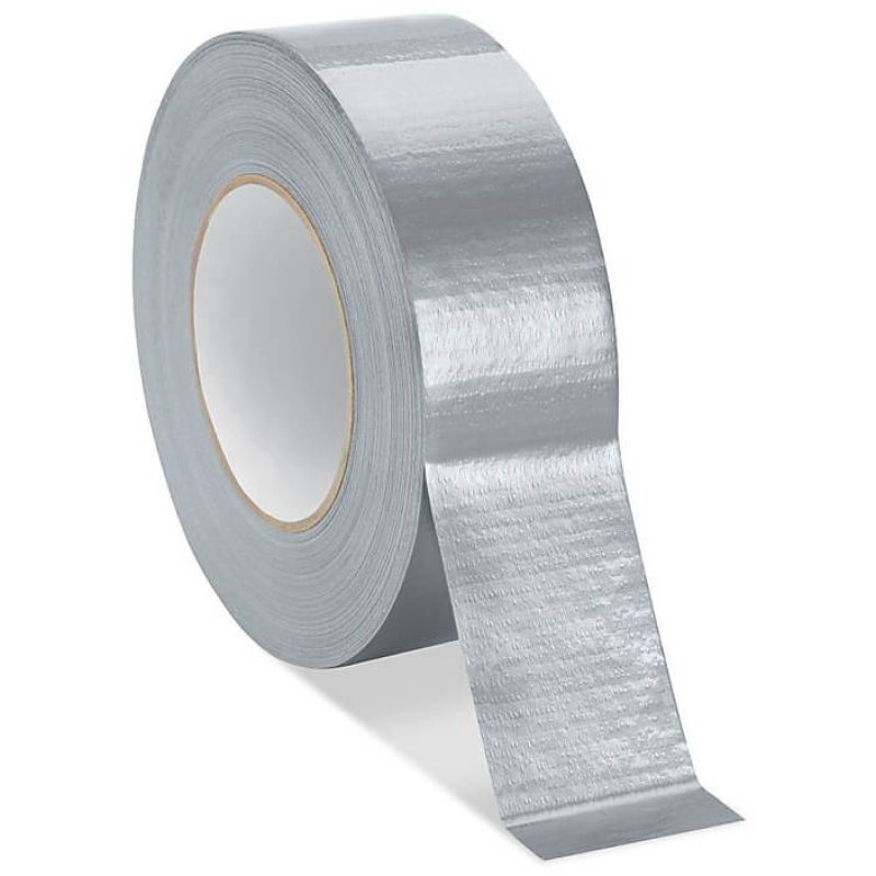 Ducttape breedte 50 mm kleur grijs